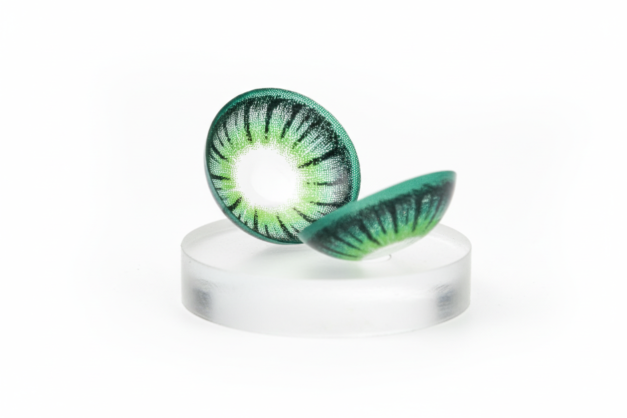 GREEN CONTACT LENS